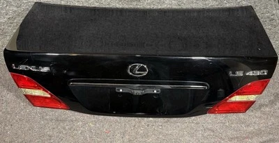 04-06 LEXUS LS430 REAR TRUNK TAILGATE LIFTGATE DECK LID 面板 原始设备制造商 黑色 — 第 1/4 张图片