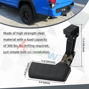 Rear Bed Step Retractable Truck Tailgate Step Fits For Toyota Tundra 2022-2026 - Picture 1 of 15