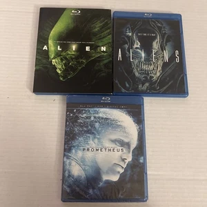 3 Movie Sci-fi blue ray lot - Alien Aliens Prometheus - Foto 1 di 4