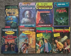 Thrillers, Goosebumps, Fright Time Young Adult Horror Bool Lot - Picture 1 of 6