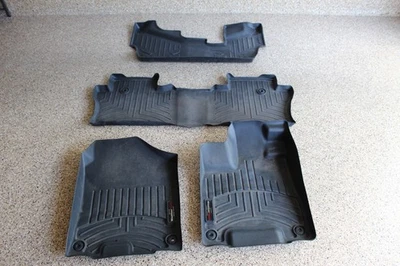 WeatherTech Honda Pilot 2016-2022 Floor Mat Set. Front, Second & Third Rows - Image 1 of 4