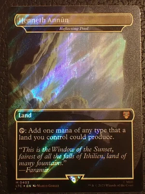 SURGE FOIL Reflecting Pool - Henneth Annun mtg Tales of Middle-earth LTC NM-/LP+ - Image 1 of 4