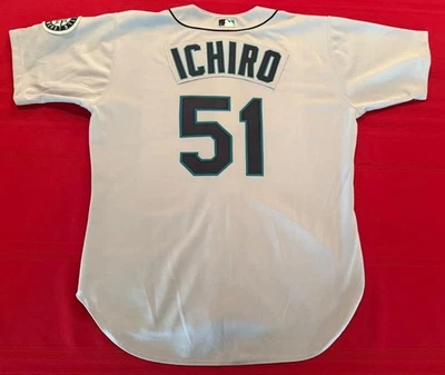 Camiseta deportiva Ichiro Suzuki Seattle Mariners 2003 edición del juego Russell talla 48 Foto 1 de 4