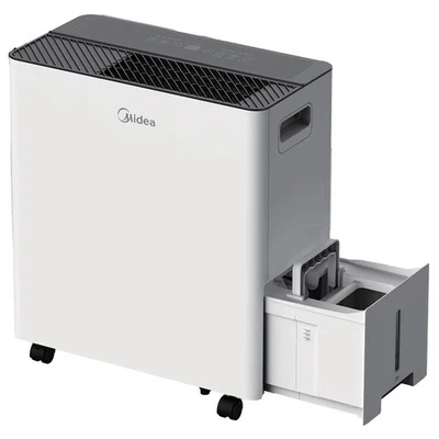 Deshumidificador Midea Smart 50 pintas con bomba incorporada, MAD50PS1AWT-C 9,92"x18,9"x19,1 Foto 1 de 4