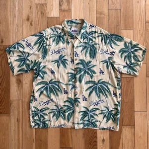 Reyn Spooner LA Dodgers Aloha Button Up Shirt Baseball MLB Official Merch XL - Picture 1 of 8