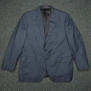 Peter Millar Blazer Mens 46R Blue Wool Double Vented Suit Jacket Coat - Picture 1 of 14