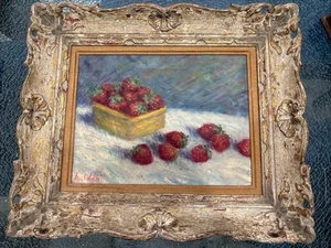Huldah Cherry Jeffe ORIGINAL Oil on Canvas 1960 - Picture 1 of 9