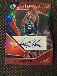 2020 JIM JACKSON PANINI RS RED AUTOGRAPHED AUTO NBA CARD #AIR-JJA MAVERICKS MAVS - Picture 1 of 2