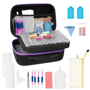 120 Slots Diamond Painting Storage Containers Art Tools and Accessories Box - Picture 1 of 7