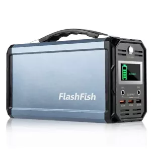FlashFish G300 Portable Power Station 300W Solar Power Bank 222Wh Battery - Picture 1 of 12