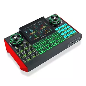 G9 Gaming Audio Mixer,Podcast Equipment Live Sound Card for StreamingA - Picture 1 of 9