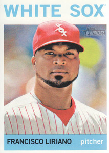 2013 Topps Heritage #215 Francisco Liriano