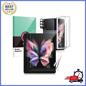 Samsung Galaxy Z Fold 3 5G Verre Trempé Avant Protecteur d'écran et Objectif Caméra - Photo 1 sur 11