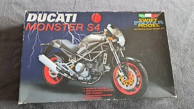 PROTAR DUCATI MONSTER S4 1/9 ITEM 13453 NO TAMIYA NO ITALERI - Immagine 1 di 4