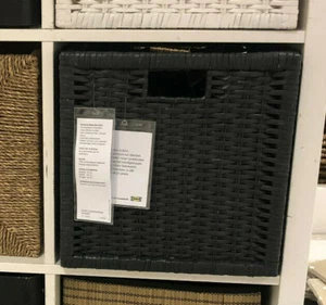 IKEA BRANÄS Korb, dunkelgrau 32x34x32 cm Aufbewahrungsbox Kiste Regalbox Kallax - Bild 1 von 1