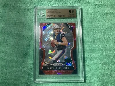 2019 Panini Prizm Football Red Ice Jarrett Stidham BGS 9.5 GEM MT Rookie - Image 1 of 4
