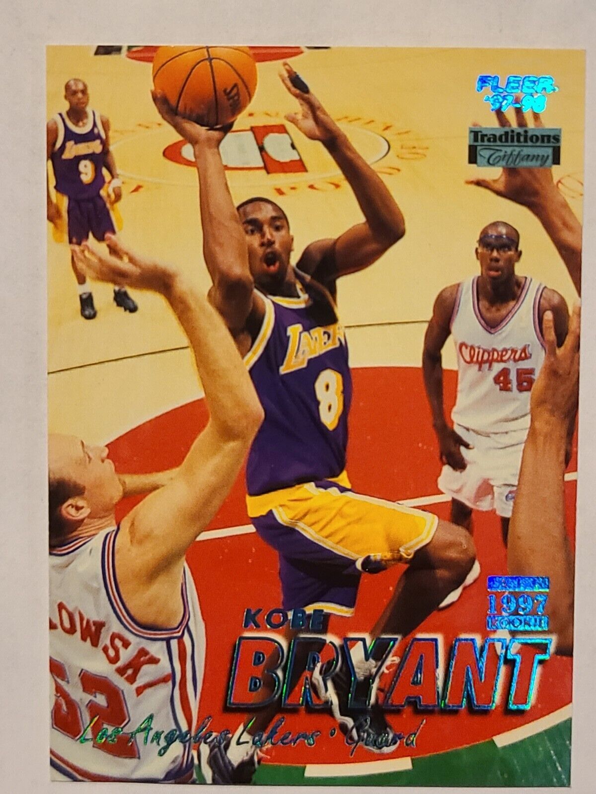 1997 Fleer Tiffany Collection #50 Kobe Bryant RARE Los Angeles Lakers
