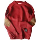 Men's Casual Loose Thick Oversize O-Neck Pullover Knitted Sweater Fall Shirts