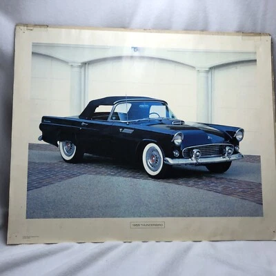 Power Graphics vintage 1978 poster , 1955 thunderbird. 16x20. # 501 - Image 1 of 4