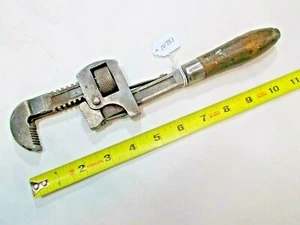 PEXTO  (Peck, Stow & Wilcox) 10" Long Vintage Pipe Wrench, Opens to 2",  USA - Picture 1 of 6