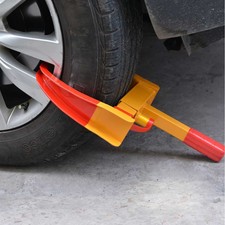 Universal Heavy Duty 2 Key Lock Caravan Car Trailer Security Wheel Clamp Steel