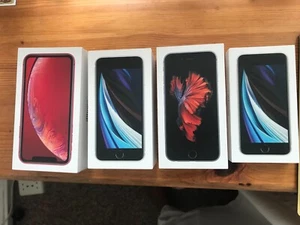 Genuine Apple iPhone 11 Plus Smart Phones Empty boxes - Red Blue plus X 4 V/G/C - Zdjęcie 1 z 17