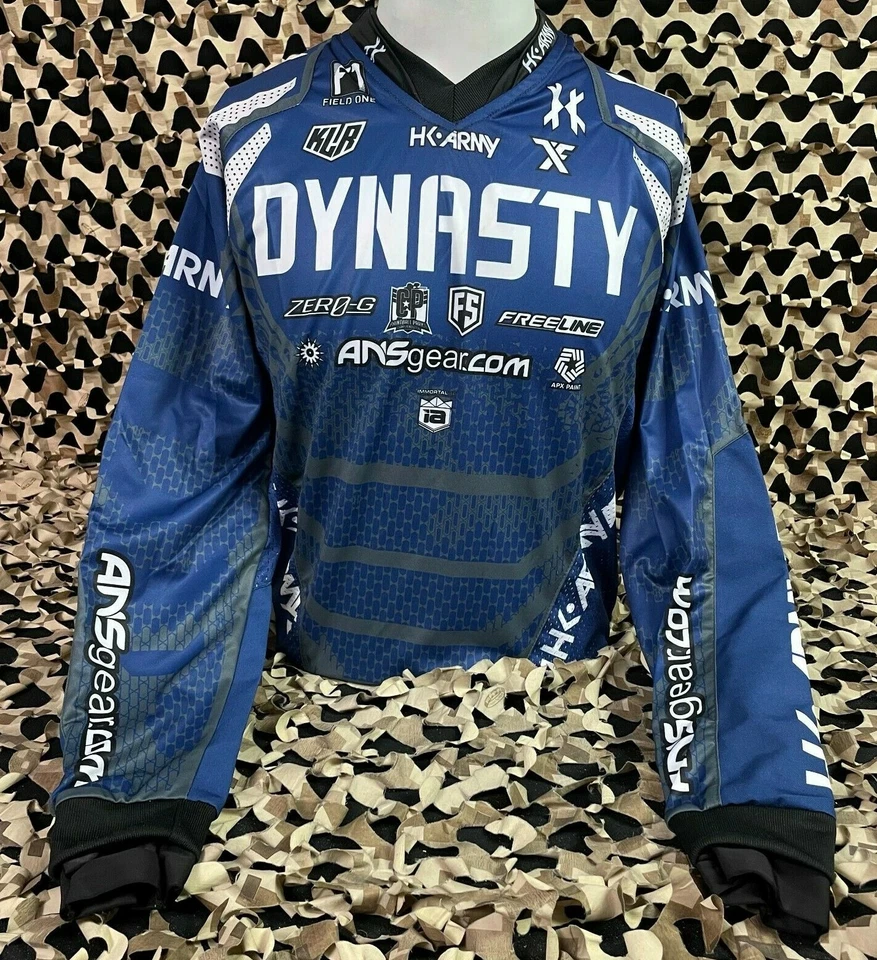 NUEVA CAMISETA DE PAINTBALL HK Army Freeline - Dynasty Home - Azul - Pequeña Foto 1 de 4