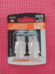 3157R 3057 4057 Sylvania ZEVO® LED Mini Bulbs White color 6000K RED - Picture 1 of 2