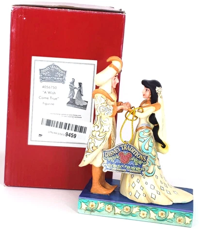 Aladdin Jasmine Wedding A Wish Come True Figure Disney Jim Shore 4056750 HTF Box Cover