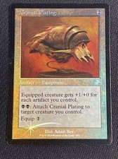MTG *Cranial Plating Foil X1* (LP) Time Spiral Remastered Magic Free Shipping