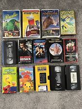 VHS Tape Lot Of 14 Tapes!  Disney, Sesame Street, Top Gun