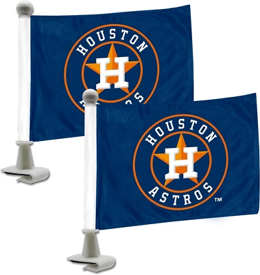 Houston Astros MLB Ambassador Car Flag Set - Image 1 of 2