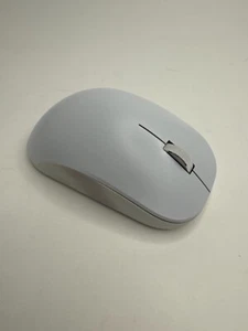 Microsoft Bluetooth Ergonomic Mouse Connect up to 3 Devices Long Battery Glacier - Picture 1 of 5