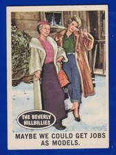 MAYBE GET JOBS AS MODELS 1963 TOPPS THE BEVERLY HILLBILLIES #49 VG-EX NO CREASES