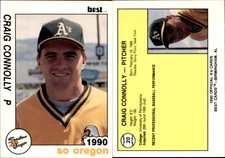 Craig Connolly 1990 Best Southern Oregon Athletics #20 Card *AutographDen*