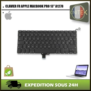 ✅ CLAVIER FRANÇAIS AZERTY FR ORIGINAL APPLE MACBOOK PRO A1278 13" 2008-2012 - Afbeelding 1 van 1