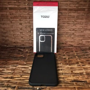 Tozo New Hybrid For New Iphone 2019 ProMax 6.5 Inch Phantom PC + TPU Case Black - Picture 1 of 5