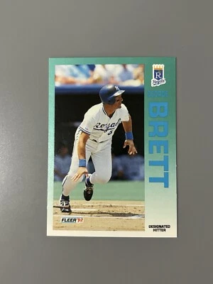 George Brett #154 (1992 Fleer) Baseball Card, Kansas City Royals, HOF - Image 1 of 3