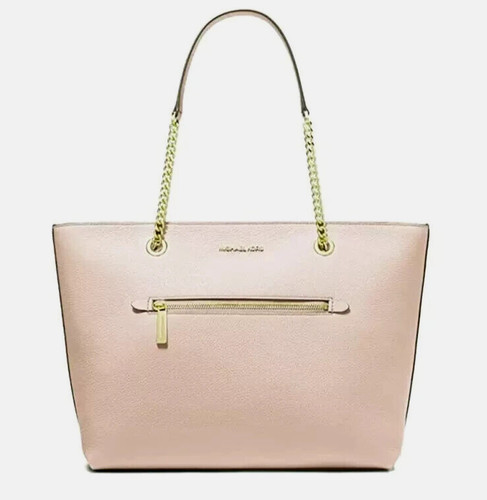 Nuovo Michael Kors Jet Set catena media cerniera anteriore catena blush in polvere