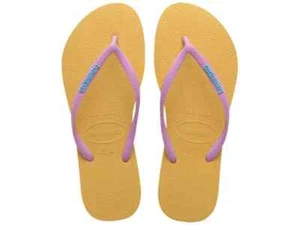 Women's Havaianas brazilian flip flops Size 7/8 - Picture 1 of 3