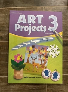 Abeka Art Projects 3 Fourth Edition Homeschool Curriculum - Picture 1 of 4
