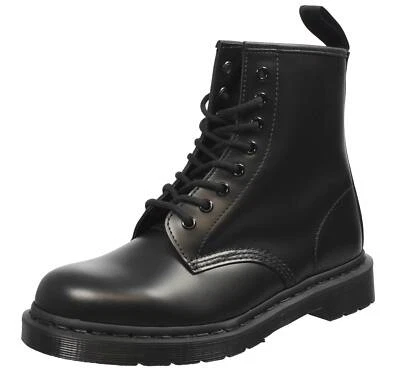Dr. Martens 1460 Mono - Black Smooth Schwarz - Herren Schuhe Schnürstiefeletten - Bild 1 von 3