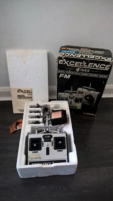 SANWA EXCELLENCE Controller Transmitter RC RADIO SET handset M4 M System vintage - Image 1 of 4