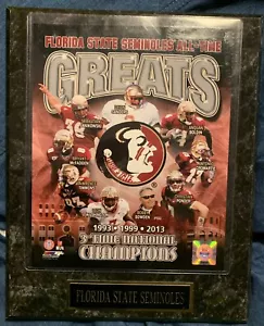 Florida State Seminoles All Time Greats Officially Licensed NCAA Football Photo - Picture 1 of 10