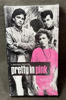 PRETTY IN PINK VHS  New and sealed with Paramount watermarks and silver seal. - Image 1 of 4