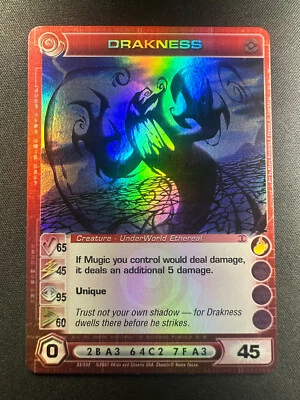 Chaotic 3 Max EWS Drakness 33/232 DOP 1st Edition Super Rare NM - Image 1 of 2
