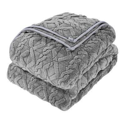Weighted Blanket 9kg 1524 x 2032mm Queen Size Sherpa Fleece Heavy Blanket - image 1 of 4