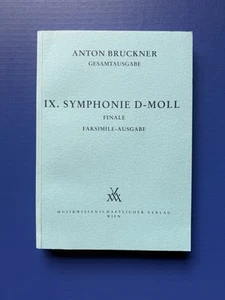Bruckner - Symphony No. 9 Finale Facsimile - Musikwissenschaftlicher Verlag PB - Picture 1 of 13