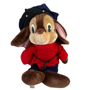 Vintage 1986 Fievel Goes West An American Tail 22" peluche bambola topo Sears Fieval - Foto 1 di 6