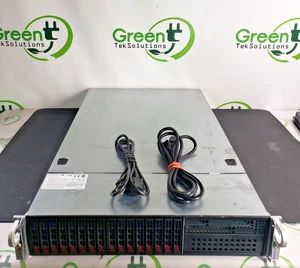 Supermicro CSE-219 219-9 16-Bay 2.5" 2x E5-2620 2GHz 32GB Server 2x PSU - Picture 1 of 9